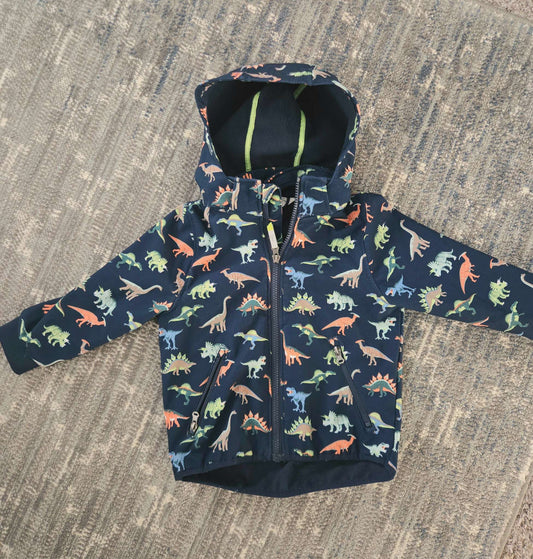 H&M Fall Lined Dino Jacket 3-4T, Kids 3T
