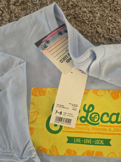 Matching siblings T shirts Uniqlo 3-4T and 7-8T, Kids 3T