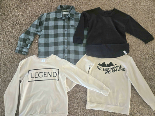 4 Pcs Bundle-Zara,Wylo Co and Posh Cozy 6T, Kids 6/6X (extra small)