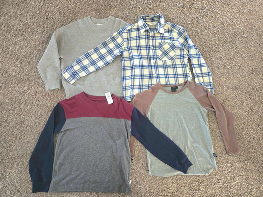 4 Long Sleeves 6-7T Zara, GAP, H&M and Wooly Doole, Kids 6/6X (extra small)