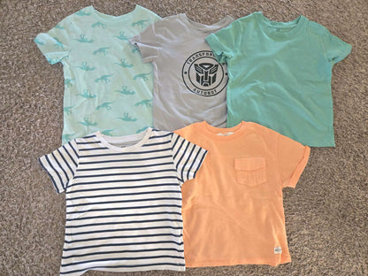 5Pcs  T Shirts 4-6T from H&M, Kids 4/4T