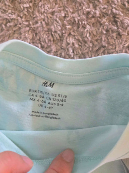 5Pcs  T Shirts 4-6T from H&M, Kids 4/4T