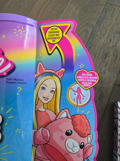BARBIE CUTIE reveal ( Retails $49.99) with 3 sets of clothing