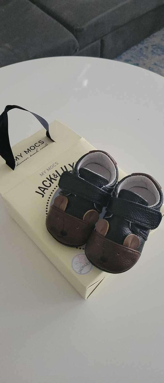 Jack & Lily 6-12 M Mocs shoes, Shoes 3.5 (Baby: 0-12 mth)