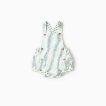 Zara Baby Striped Romper – Sleeveless Bubble Outfit 9-12 months (Retail $39.90), Kids 12 Month (9-12M)