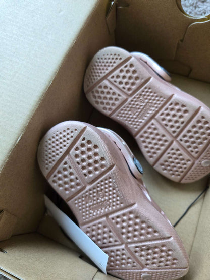 Joybees Pink Crocs 6/7T , Shoes 6 (Walkers:12-24 mth)