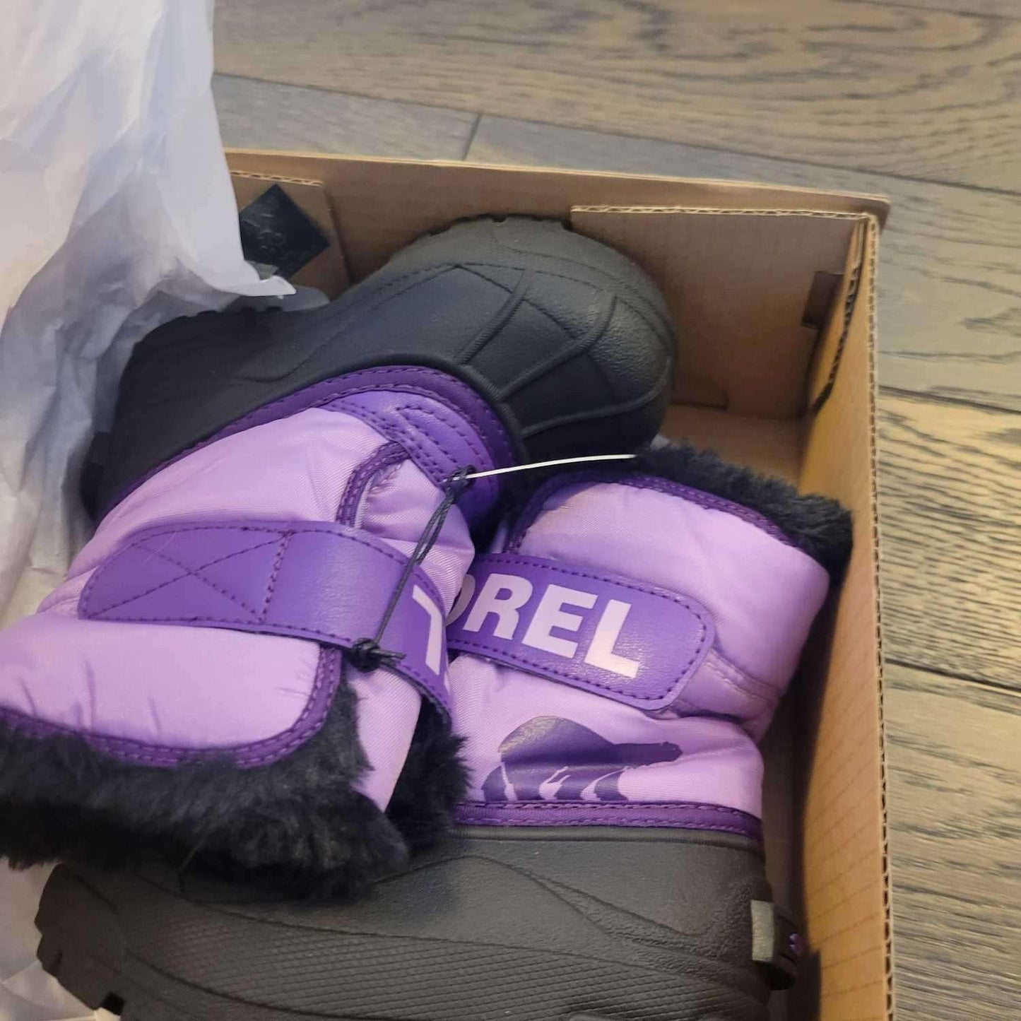 Sorel Toddler Snow Commander Winter Purple Boots Size 8