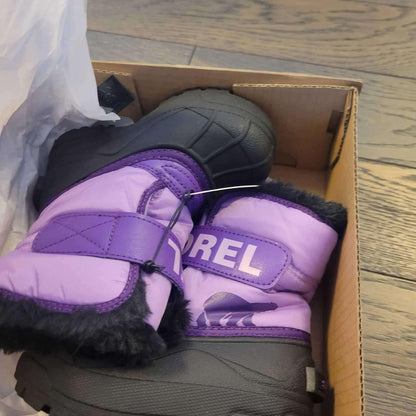 Sorel Toddler Snow Commander Winter Purple Boots Size 8