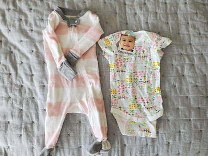 Sleeper and onsie bundle 3-6 months, Kids 3 Month (0-3M)