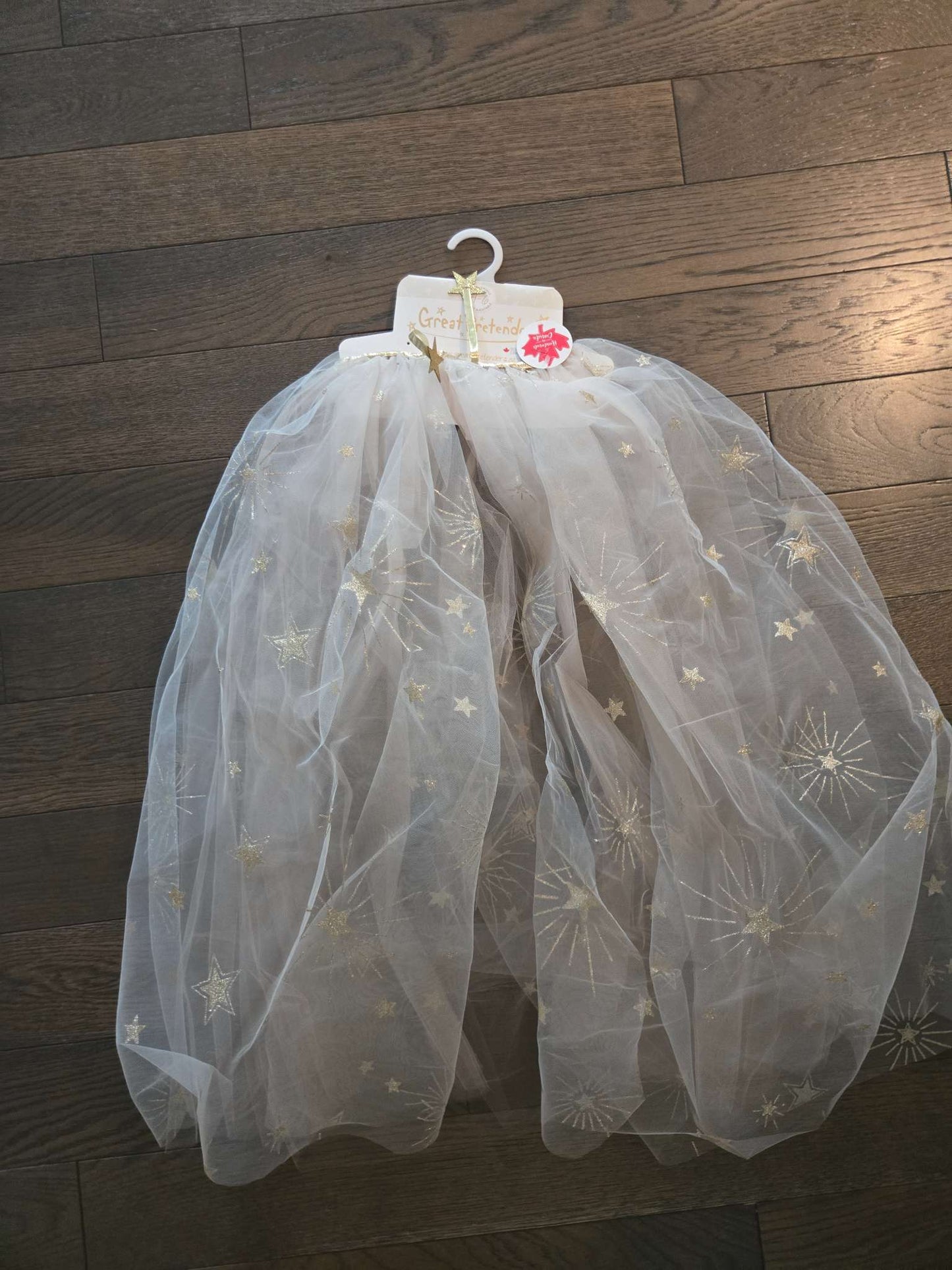 Great Pretendable -Golden Glam Cape, Size 4-6 (Retail $34.99), Kids 4/4T