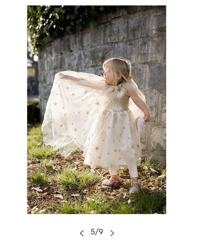 Great Pretendable -Golden Glam Cape, Size 4-6 (Retail $34.99), Kids 4/4T