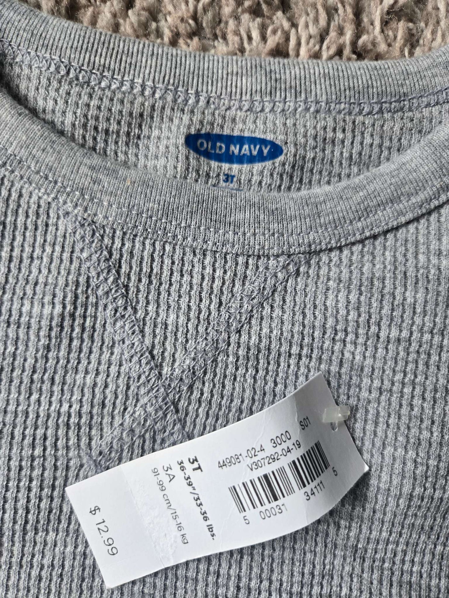3 Long Sleeves Bundle 3T GAP and Brand New Old Navy , Kids 3T