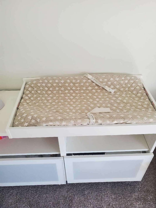 Brand new -Changing table topper (White frame) (Retails for $106)