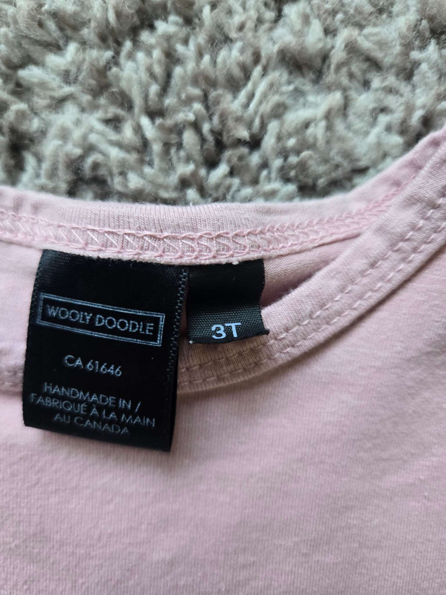 2 Pink Dresses  - Wooly Doodle and H&M, Kids 3T