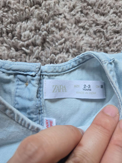 3 Pcs Outfits ( 2 tops and 1 pants) 2-3T from H&M and Zara, Kids 2T
