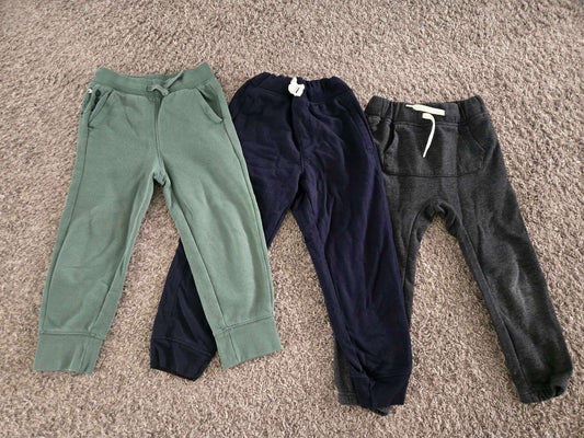 3 Cozy SweatPants 4T (GAP, Old Navy and Tommy Bahama), Kids 4/4T