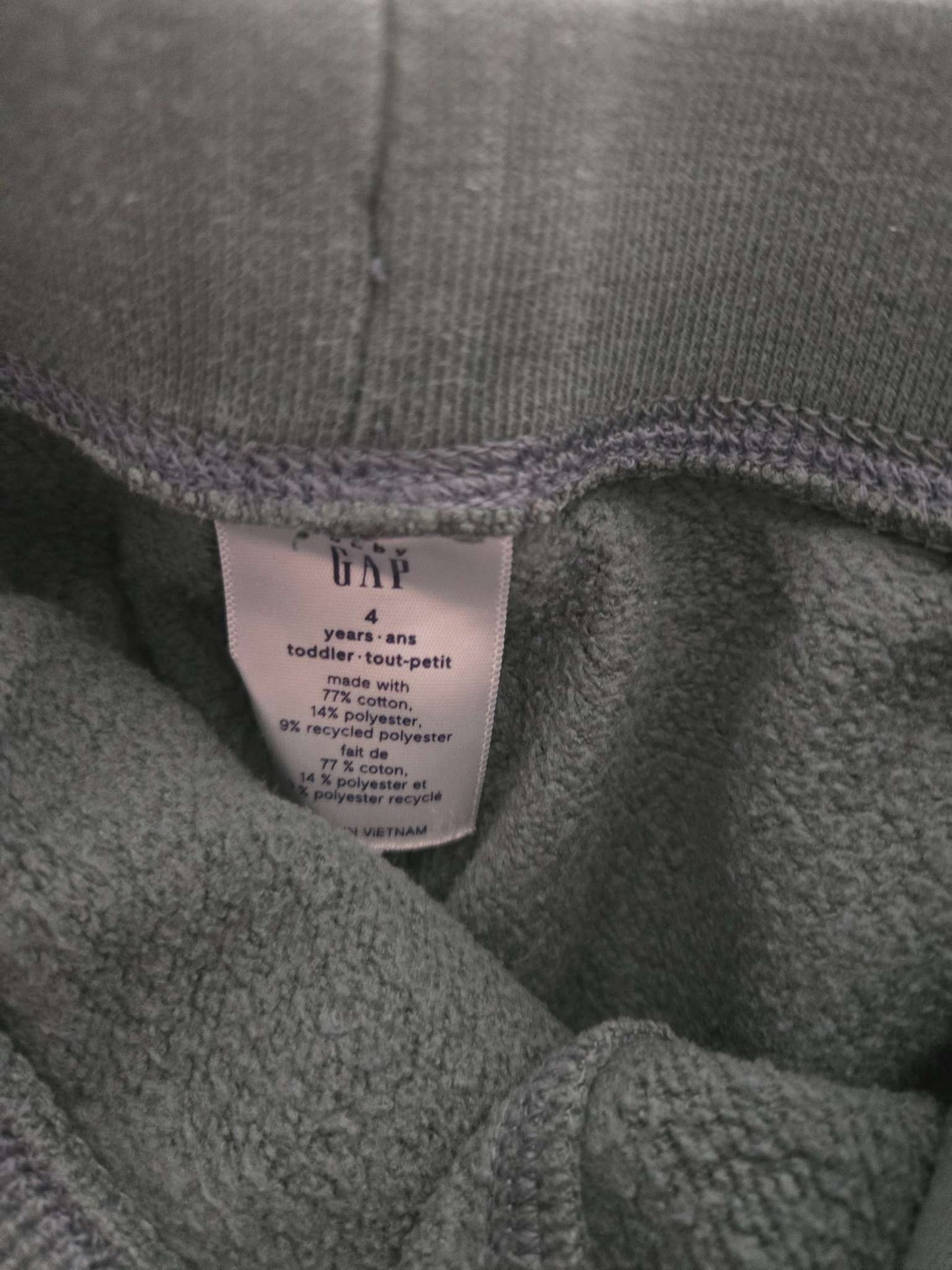 3 Cozy SweatPants 4T (GAP, Old Navy and Tommy Bahama), Kids 4/4T