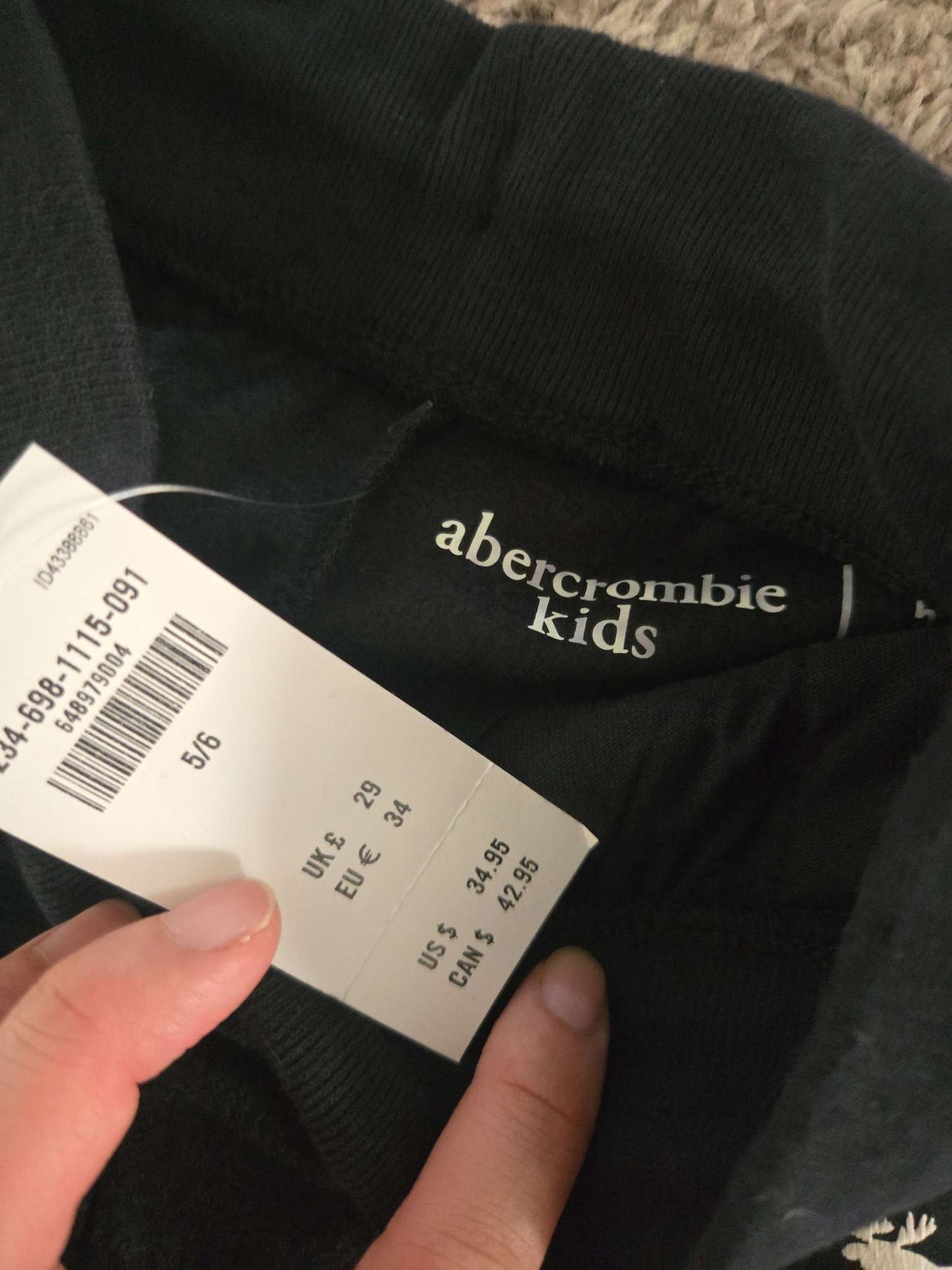 3 Cozy Sweat Pants ( 1 Brand New Retails $42.95, 2 EUC), Kids 5/5T (extra small)