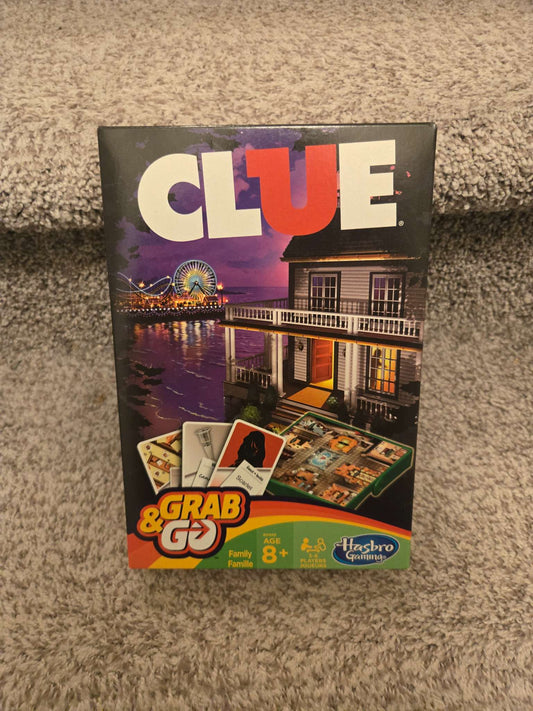 CLUE Board Game- Grab and Go