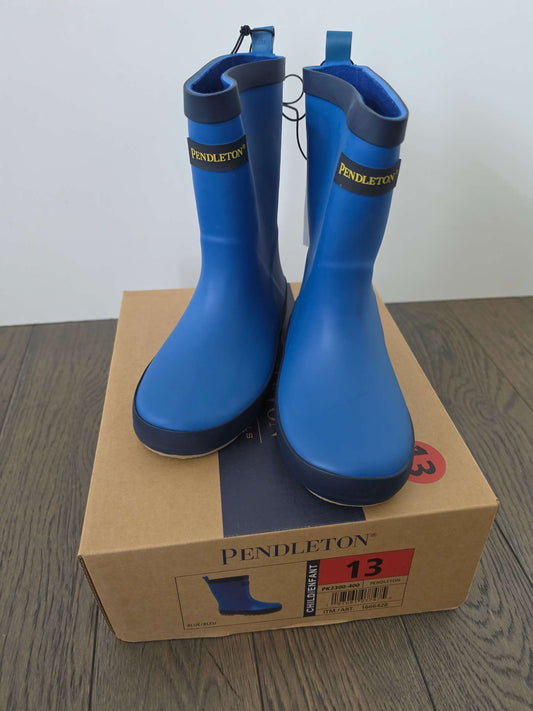 Brand New Pendleton 13C blue boots, Shoes 13 (Kids:4-8yr)