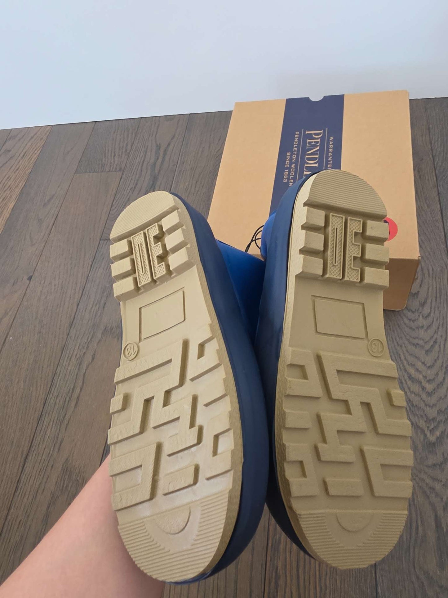Brand New Pendleton 13C blue boots, Shoes 13 (Kids:4-8yr)