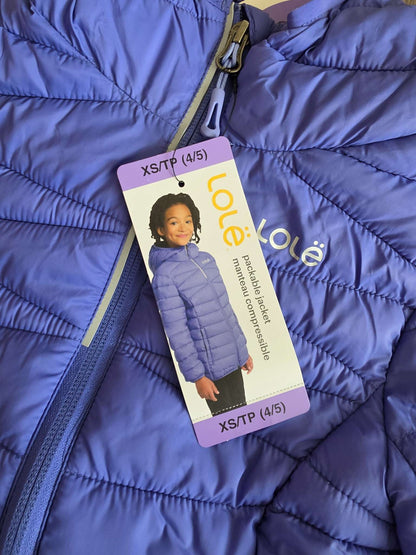 Brand New Lolë Kids Jacket – Water-Repellent Outerwear 4-5T XS, Kids 4/4T