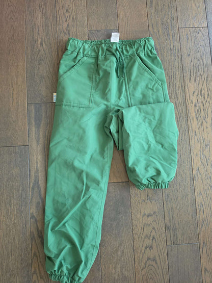 Jan &Jul-Kids Fleece Lined Rain Pants | Fern Green EUC 6T, Kids 6/6X