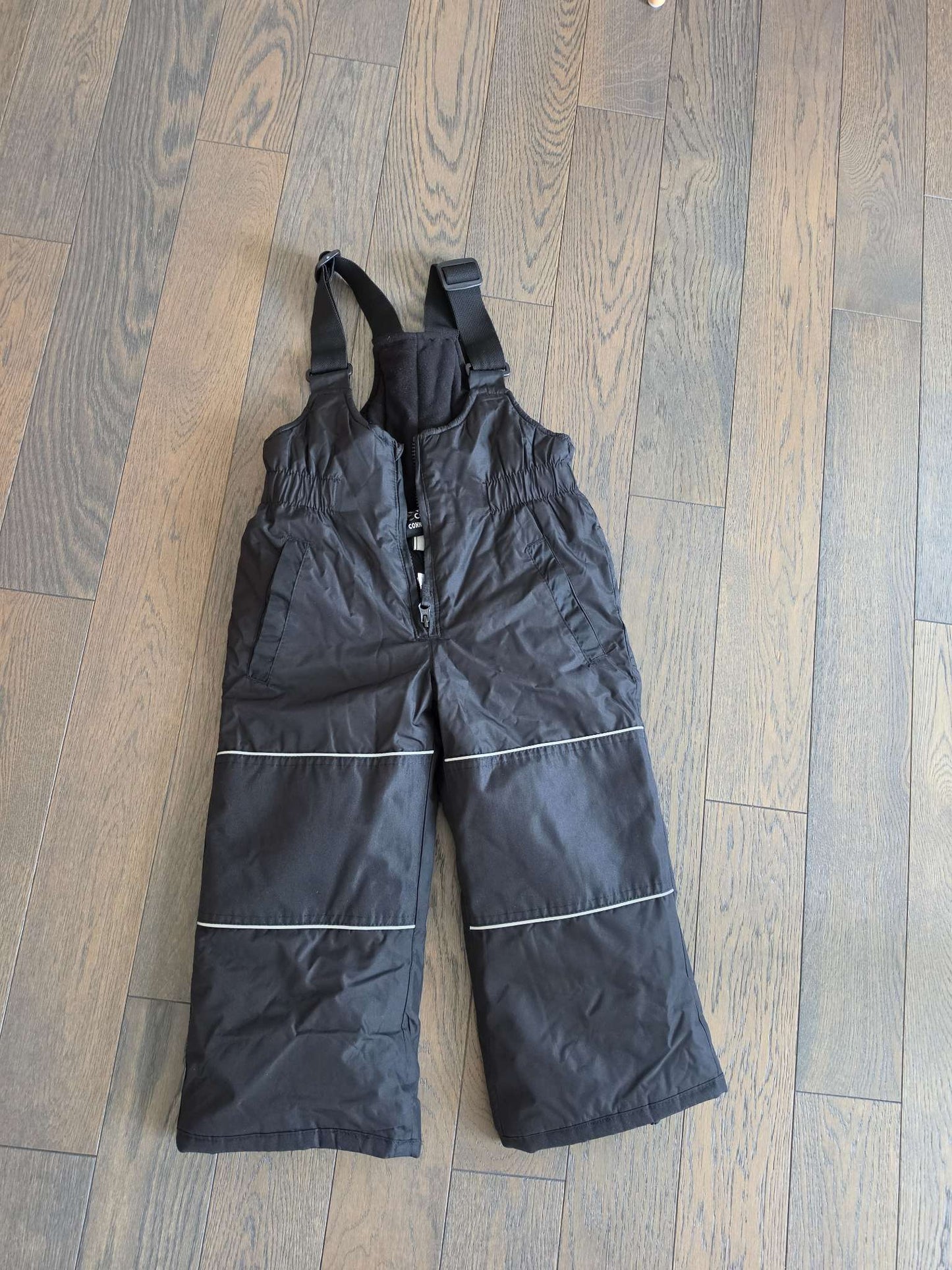 Overall Black Snow Pants 4T, Kids 4/4T
