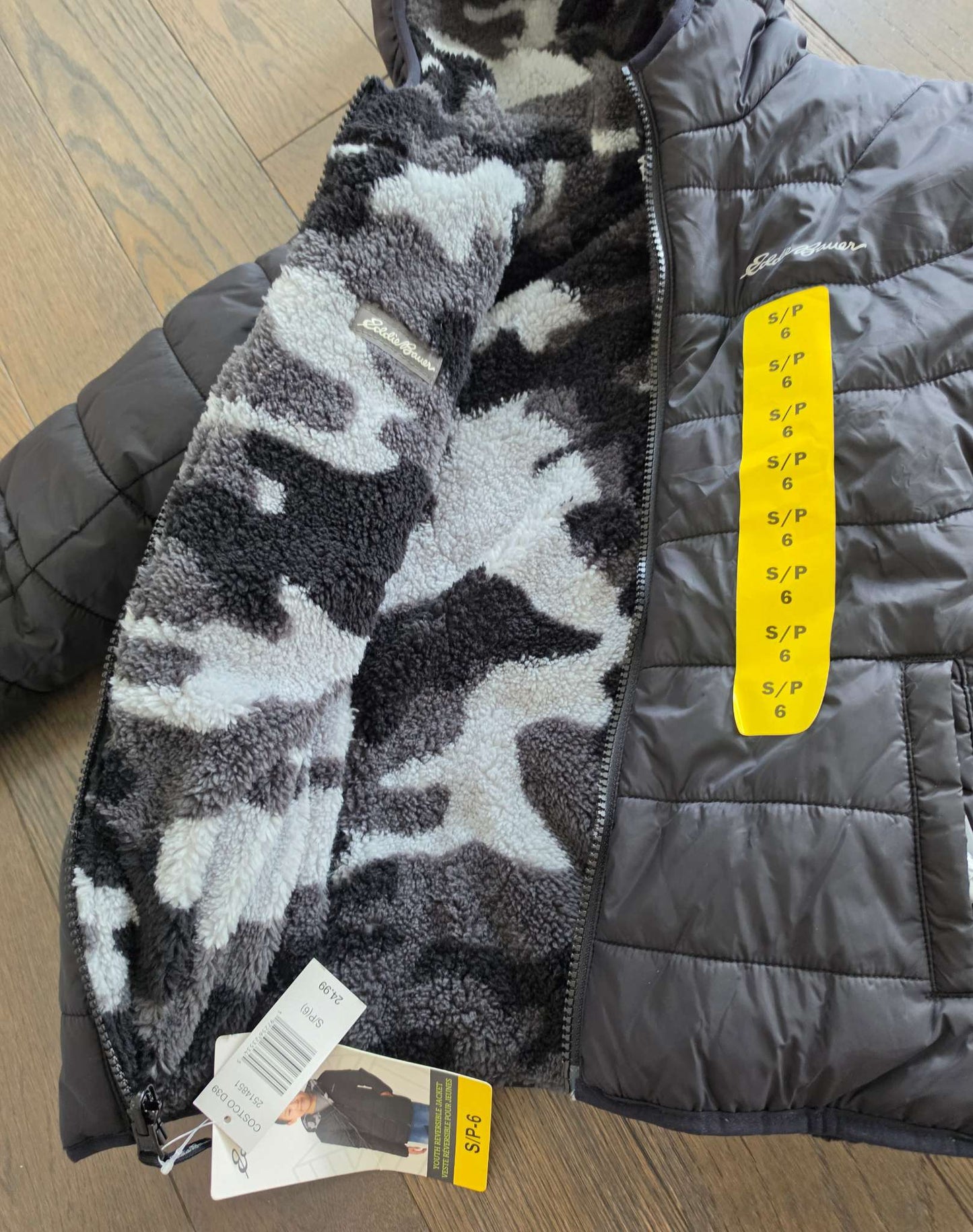 Kids Eddie Bauer Reversible Jackets 6T, Kids 6/6X