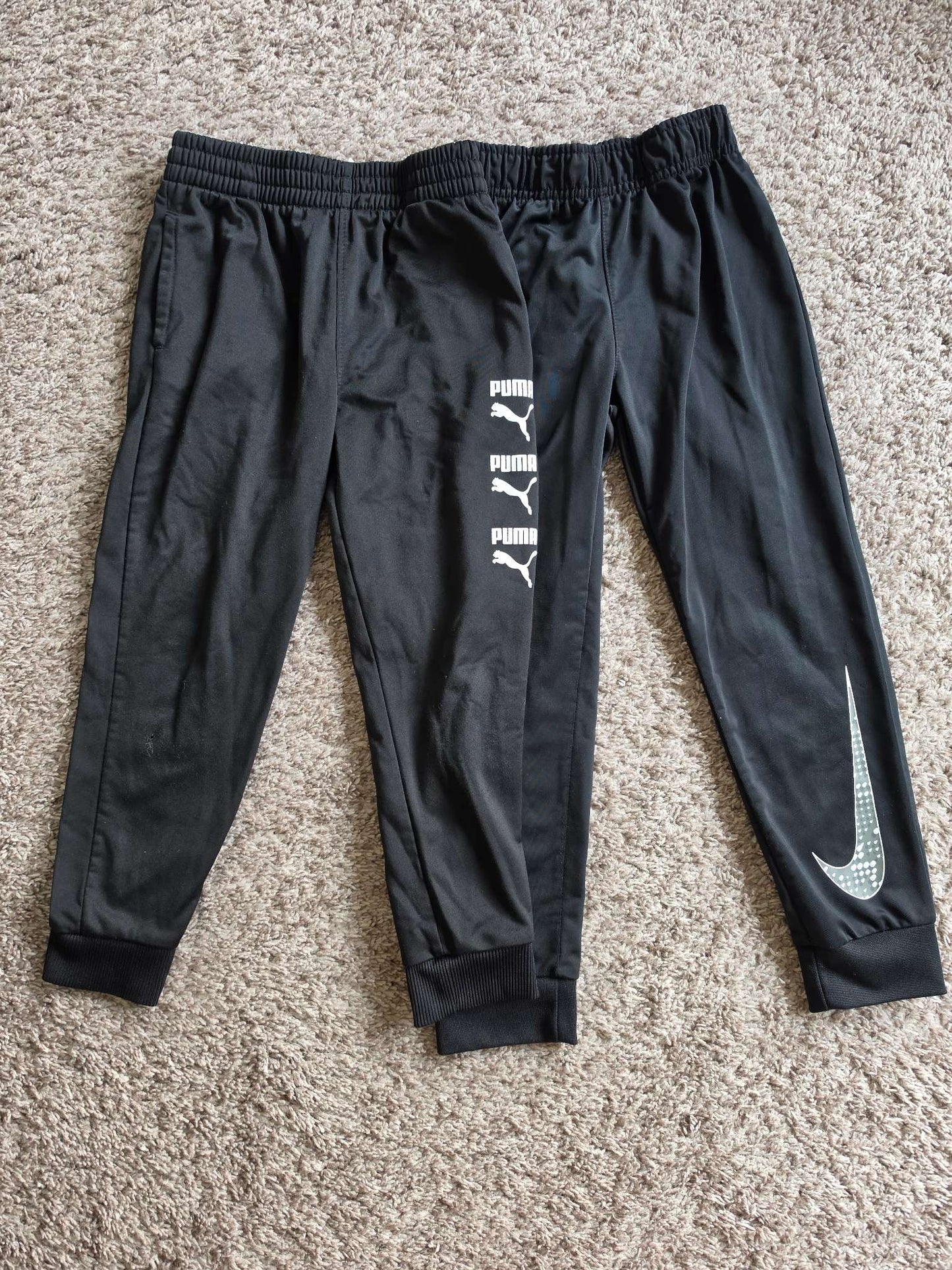 2 Sport Pants 6T- Puma and Nike EUC, Kids 6/6X