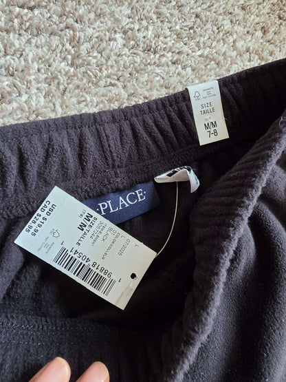 2 Black Pants- 7-8T EUC Champion and New Children's Place, Kids 7