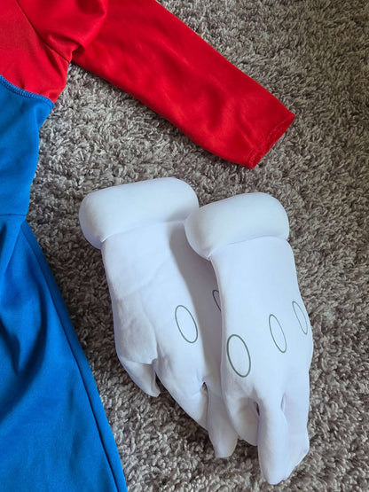 Mario Costume - 4-6T, Kids 4/4T