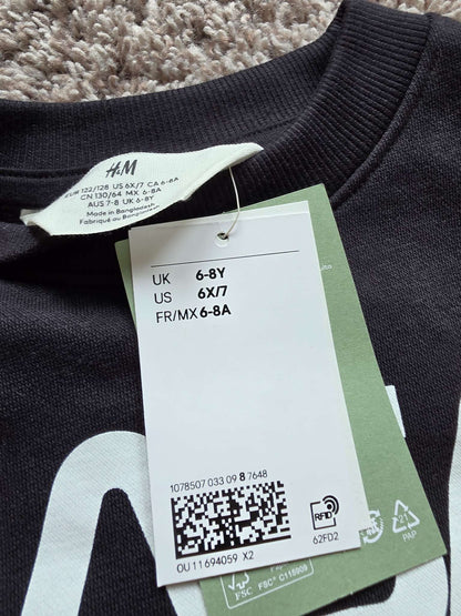 3 Brand New H&M Tops- 6-8Y, Kids 6/6X