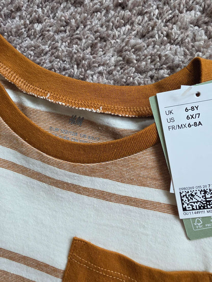 3 Brand New H&M Tops- 6-8Y, Kids 6/6X