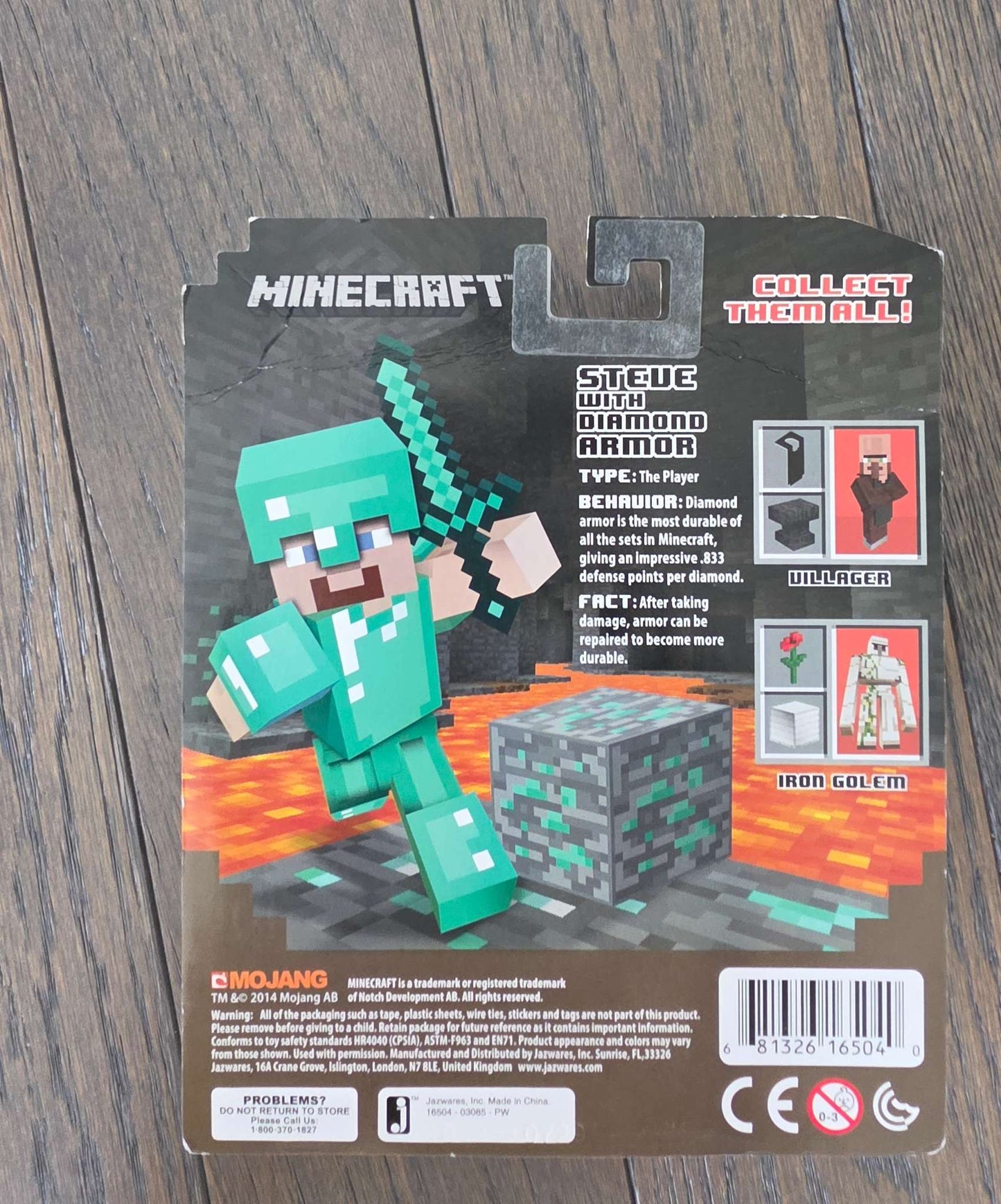 Brand NEW Minecraft Steve Figure