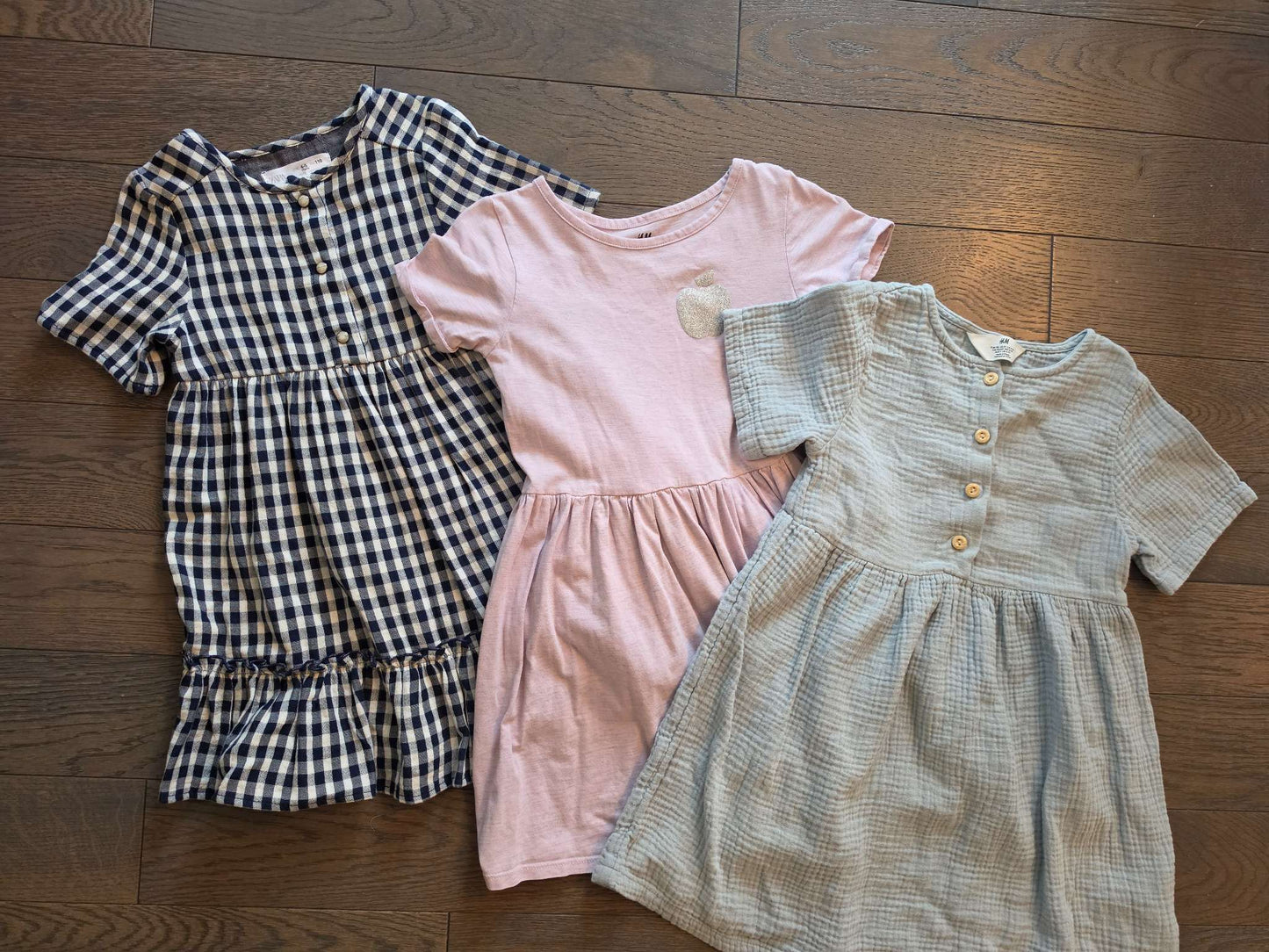 3 Short Sleeves Dress 4-6Y, Kids 4/4T