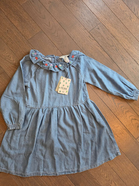 Brand New H&M Denium Dress 6-7Y, Kids 6/6X