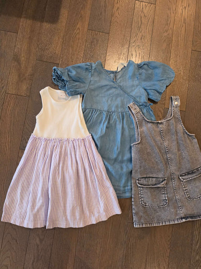 3 Summer Dresses- EUC 4-5Y, Kids 4/4T