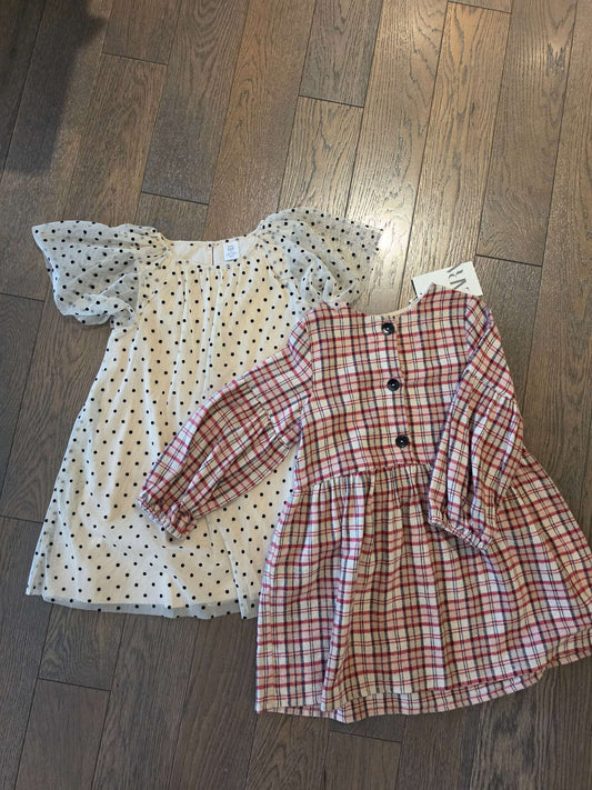 2 Brand New Dresses from Zara 4-5Y and Baby GAP 4T, Kids 4/4T