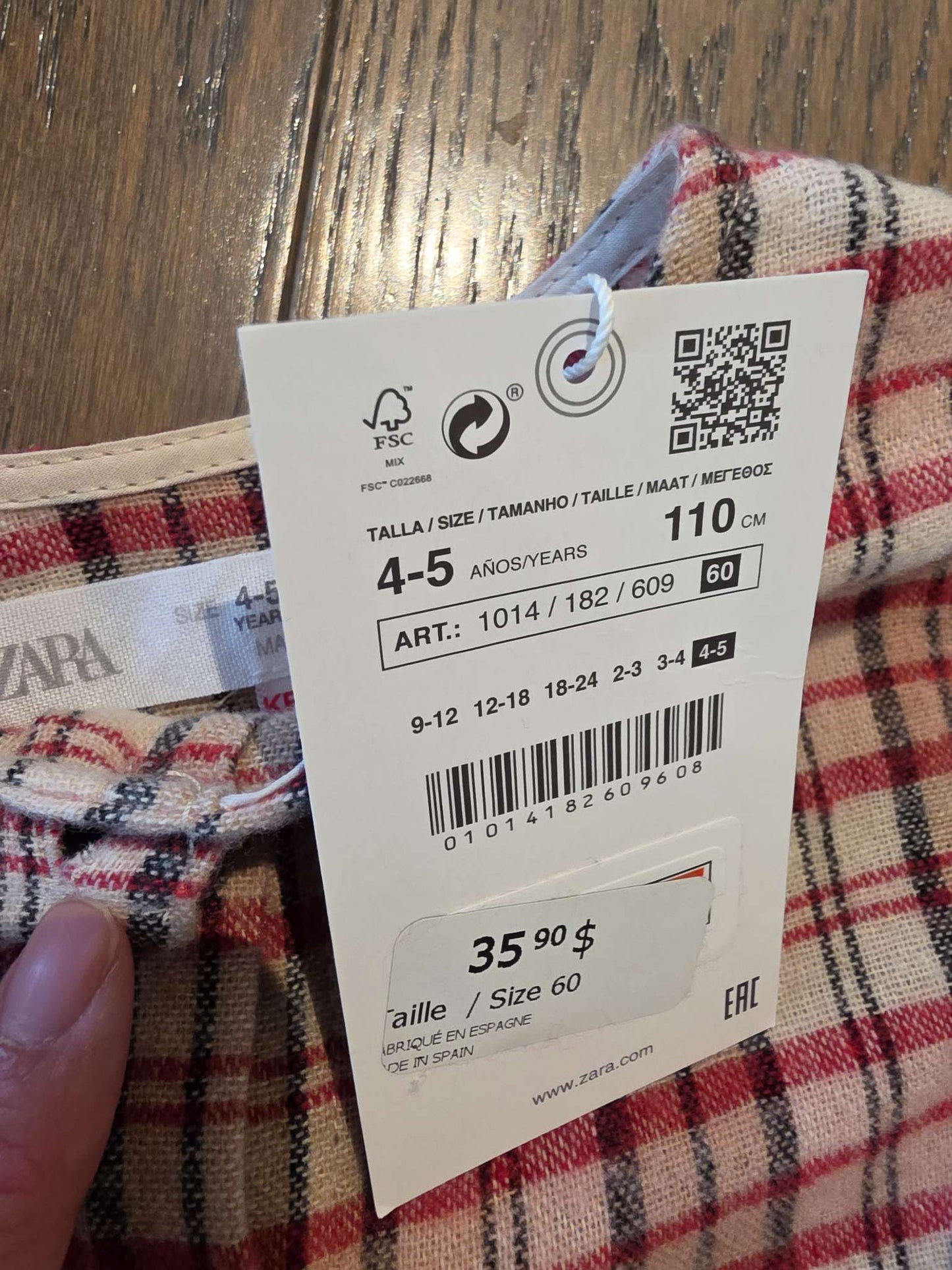 2 Brand New Dresses from Zara 4-5Y and Baby GAP 4T, Kids 4/4T