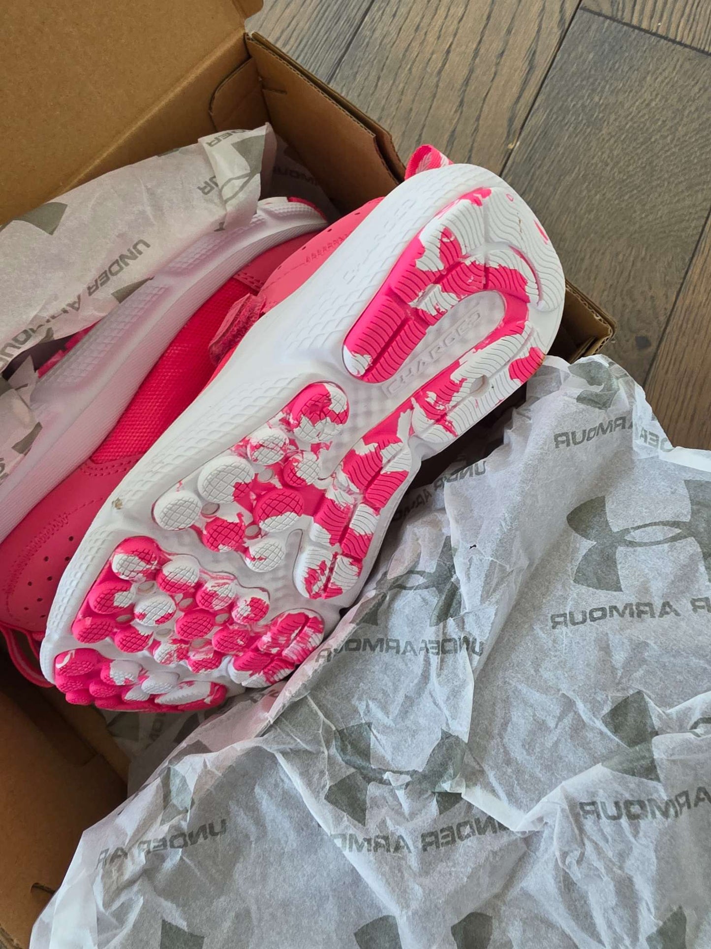 Brand New Under Armour 12K Pink  Sneakers , Shoes 12 (Toddler:2-4yr)