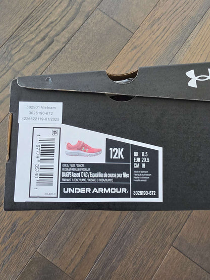 Brand New Under Armour 12K Pink  Sneakers , Shoes 12 (Toddler:2-4yr)