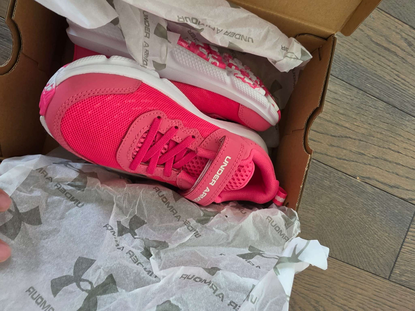 Brand New Under Armour 12K Pink  Sneakers , Shoes 12 (Toddler:2-4yr)