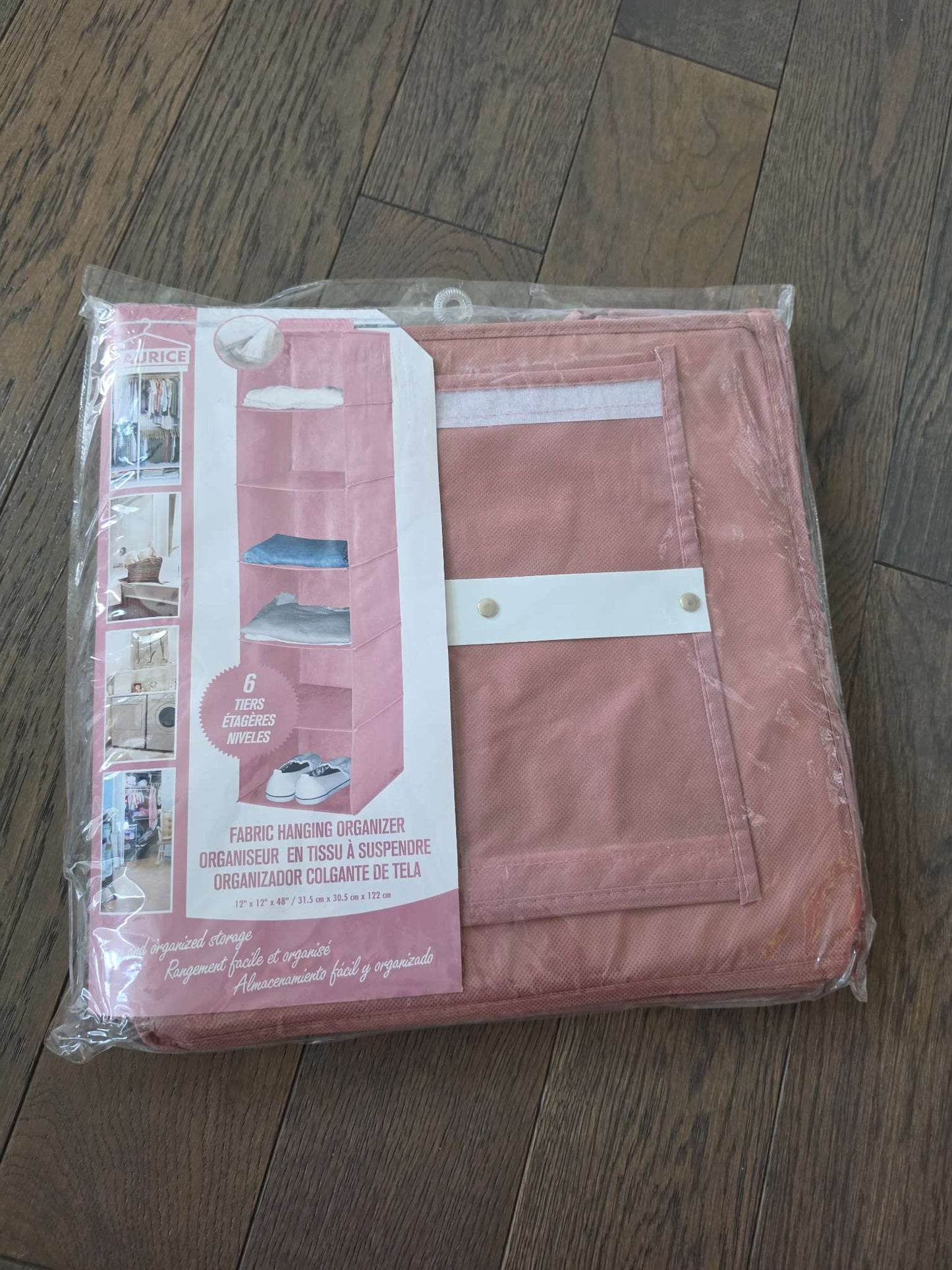 Pink Closet Organizer