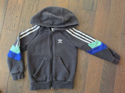VGUC Addidas Zipup 5-6Y, Kids 5/5T