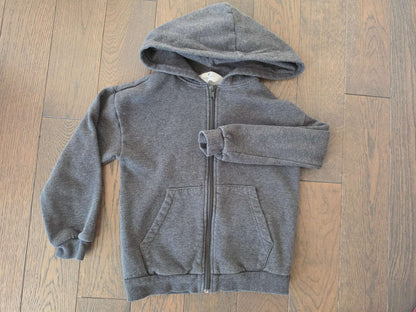 VGUV H&M Grey Hoodie Zip up 6-8yo, Kids 5/5T