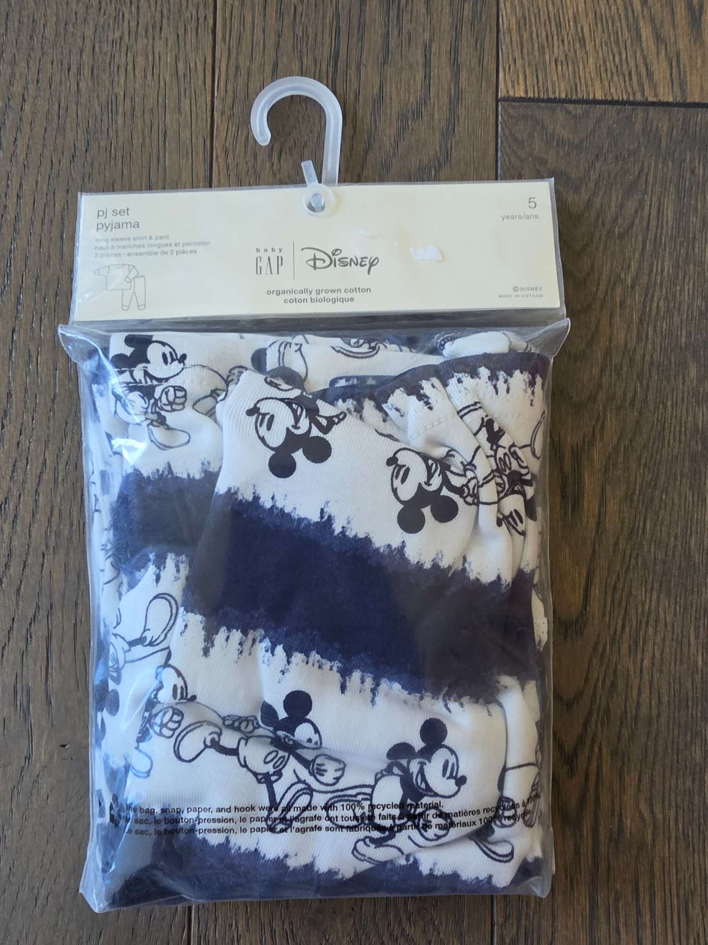 Brand New Gap- 2Pcs Mickey  Pajamas - 5T , Kids 5/5T