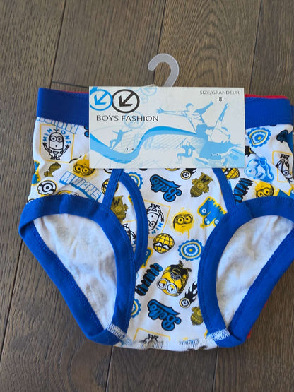 Brand New 3 Pair of Underwear Boys Size 8