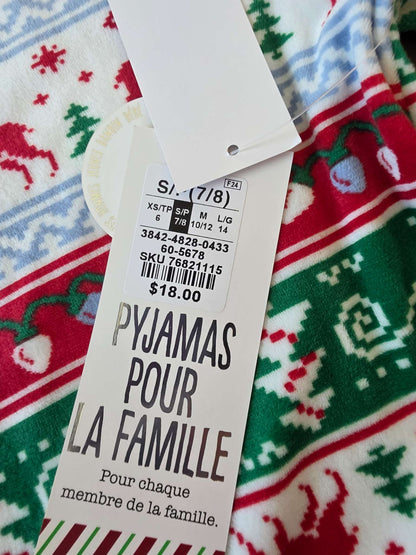 Brand New- Soft Christmas Pj set -7/8, Kids 7