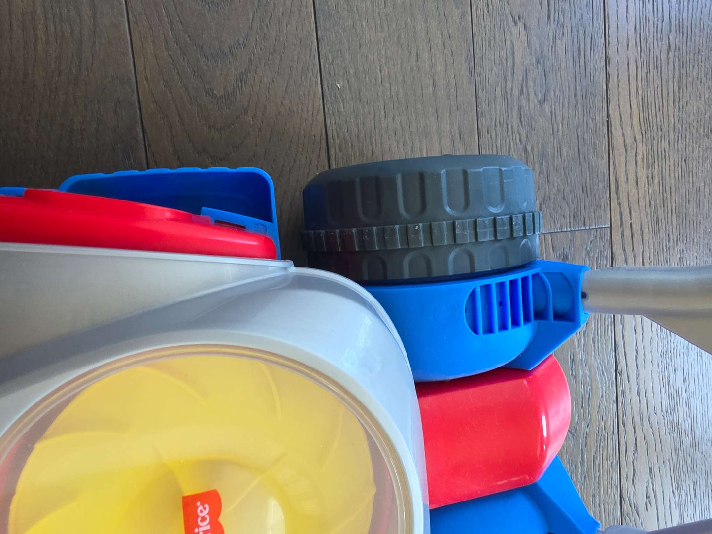 Fisher Price Push Along Bubble Blowing Lawn Mower- EUC